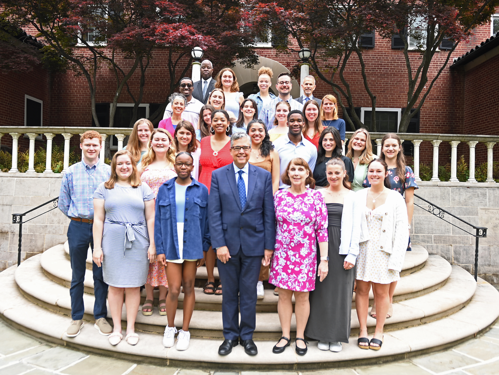 President's society members with President and Nancy Kilpatrick